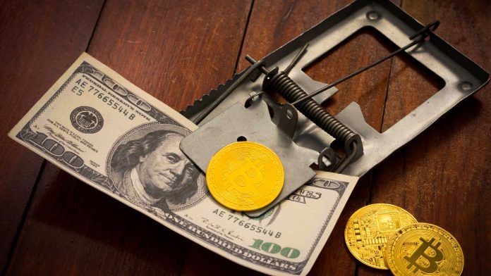 bitcoin y dólar presos