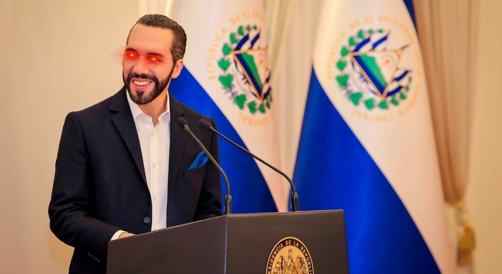 Presidente de El Salvador, Nayib Bukele.