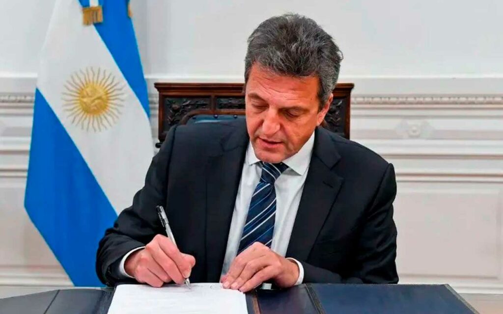 Ministro de Economía de Argentina, Sergio Massa.