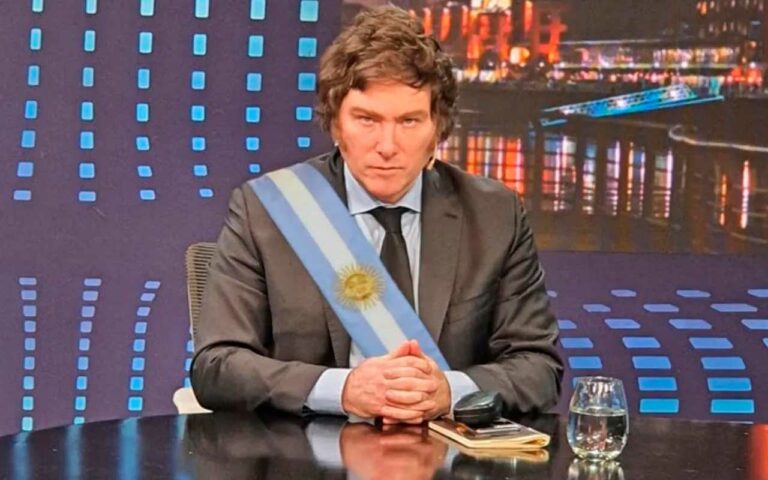 Candidato a la presidencia de Argentina, Javier Milei