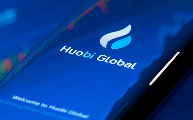 Huobi, plataforma de intercambio de criptomonedas.